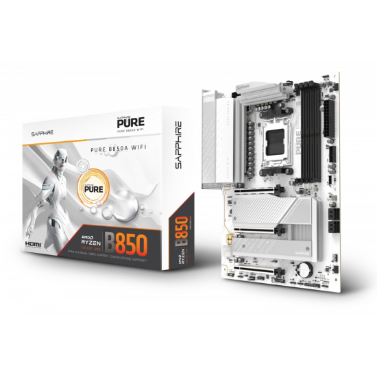 Płyta główna Sapphire PURE B850A WIFI7 AM5 4DDR5